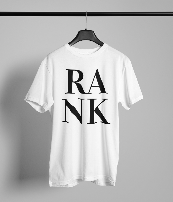 RANK Northern slang T-shirt Unisex