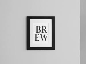 BREW A4 Print
